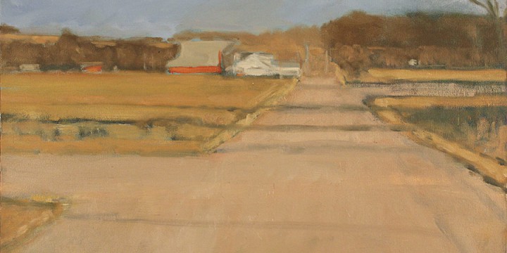Stephen Dinsmore, The Red Barn, oil
