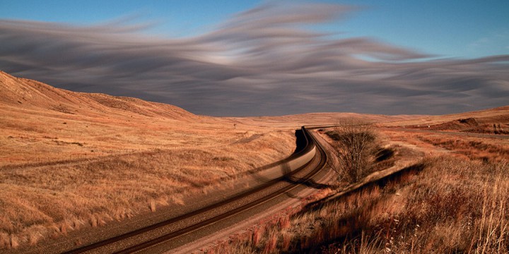 Brett Erickson, High Plains Train, photograph