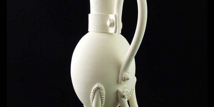 Jake Jacobson, Ewer From the Early WhizBang Period of the OK Oil Enterprise #1, ceramic with glazed surface