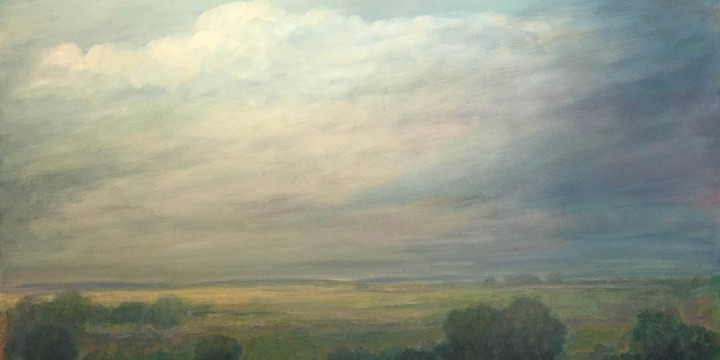 Keith Lowry, Late Summer Evening, oil