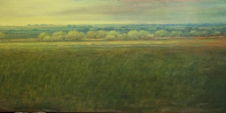 Keith Lowry, North From 70th, oil