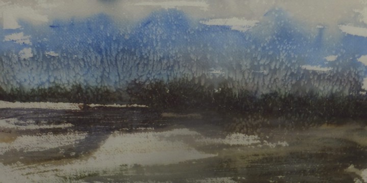 Larry Peterson, Wood River, watercolor