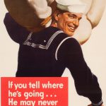 John Falter, If You Tell Where He’s Going, 1940s poster