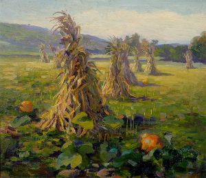 A Cornfield, Marion Canfield Smith, oil on canvas, c.a. 1922