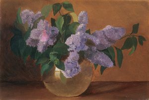 Minnie Stuff, Lilacs, oil on canvas, n.d.
