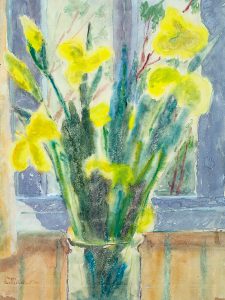 Myra Biggerstaff, Flowers in the Sun, watercolor, n.d.