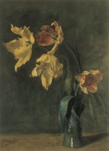 Sara Sewell Hayden, Tulips, watercolor, c. 1899-1916 