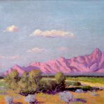 Robert F. Gilder, Desert Scene, oil, 1920
