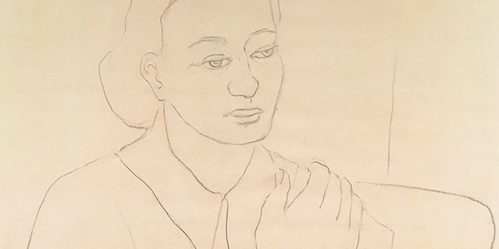 Freda Spaulding, Lucille, graphite, n.d.