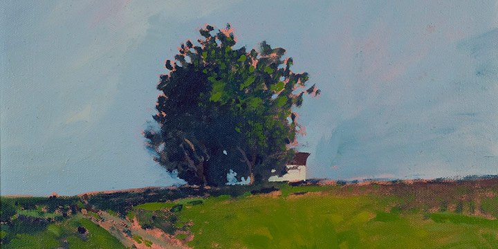 Keith Jacobshagen, Big Trees, oil on canvas, 1972