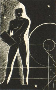 Dale Nichols,Untitled (nude male), woodblock print (13/60), n.d.