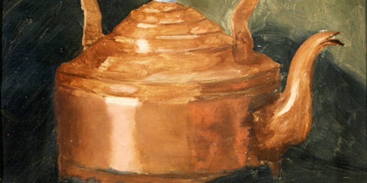 Minnie Stuff, Copper Kettle, oil on canvas, 1890