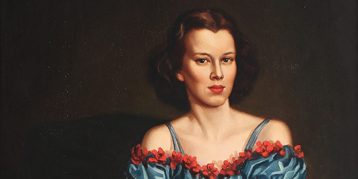Zanna Anderson, Mary Sherman Kobiella, oil on canvas, 1939, 41¾ × 35¾"