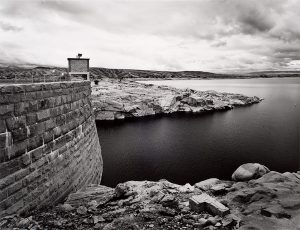 Michael Farrell, Pathfinder Dam and Reservoir on the North Platte River, Natrona County, Wyoming. 1994, silver print
