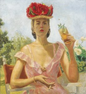 Mary Elizabeth Gifford, Summer, 1946 (self-portrait), oil on canvas