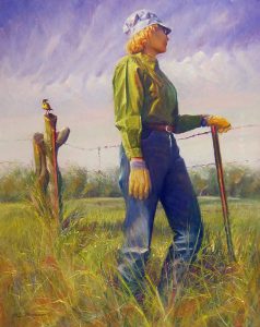 Mark Moseman, Meadowlark, pastel on museum board, n.d.