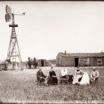 Solomon D. Butcher, The Tom Gill homestead near Gates, Custer County, Nebraska, 1887, black & white photograph (from glass plate negative in the Nebraska State Historical Society Collection)