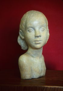 Phyllis Campbell, Young Girl, ceramic, 1944, 1977.01