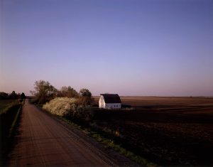 John Spence, North of Davey Road, Lancaster County, Nebraska - April 19, 1988, color photograph, 1988