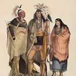 George Catlin, Catlin’s North American Indian Portfolio, North American Indians, lithograph, c. 1844
