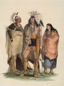 George Catlin, Catlin’s North American Indian Portfolio, North American Indians, lithograph, c. 1844