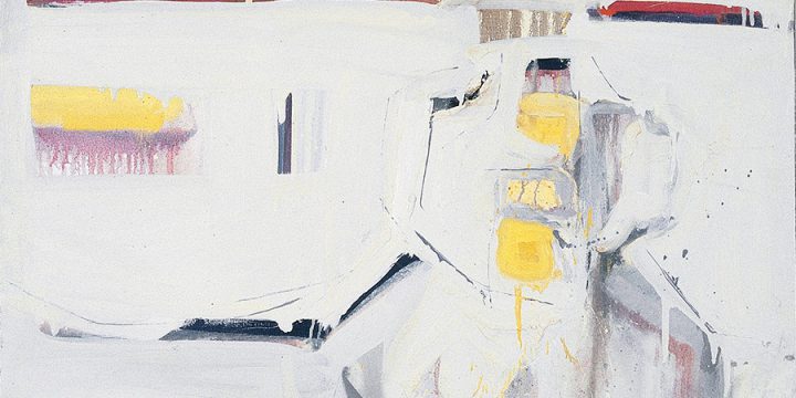 Anne Burkholder, Winter Prairie, oil on canvas, 1975