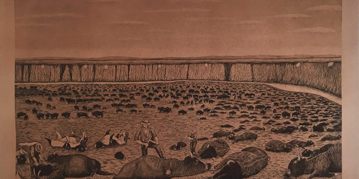 Martin Schenk Garretson, The Hide Hunters, 1872, photogravure, 1913