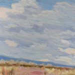 Robert F. Gilder, Sky and Desert, oil, n.d.