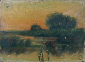 Robert F. Gilder, Untitled, oil on canvas, 1898