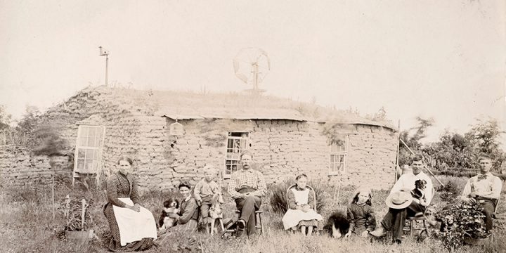 Solomon D. Butcher, Zack Thostonsen, southwest Custer County, Nebraska 1892, black & white photograph