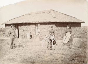 Solomon D. Butcher, D. M. Roberts, Custer County, Nebraska 1886, black & white photograph