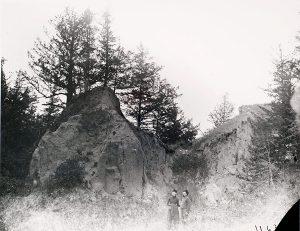 Solomon D. Butcher, D. O. Luce Canyon, Anselmo, Custer County, Nebraska 1890 (S. D. Butcher & Lillian Butcher), black & white photograph c. 1982-1984