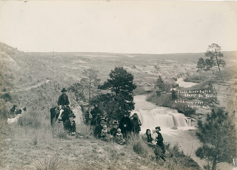 Snake River Falls, Cherry County, southwest of Valentine ...