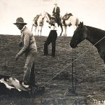 Solomon D. Butcher, Caught in the Act, postcard with original black & white photograph, c. 1908