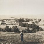,Solomon D. Butcher Ranch Scene in Central Nebr., postcard with original black & white photograph, c. 1908
