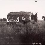 Solomon D. Butcher, The sons of Zachariah Perry on their homestead near Merna, Custer County, Nebraska, 1886, black & white photograph (from glass plate negative in the Nebraska State Historical Society Collection), c. 1982-1984