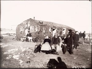 A family on Goose Creek, Cherry County, Nebraska, 1900