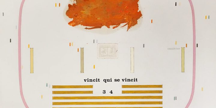 Michael J. Smith, #34 Ta Chuang, Great Power, (He Conquers Who Conquers Himself) Variation #1, collage, 2000