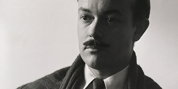 Peter Worth, Portrait of David Seyler, black & white photograph, n.d.