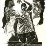 Robert Weaver, Pakistani Dancer, lithograph, 1974