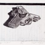 Robert Weaver, Johnnie’s Toys - Cap-Pistol, two-color etching (5/15), 1982