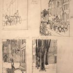 John Falter, Sketches for T. R. (biographical novel of Theodore Roosevelt, Reader’s Digest Condensed Books)