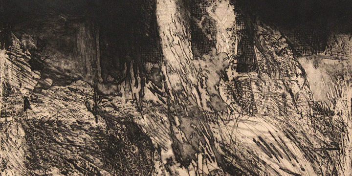 Jack Hughes, Hiroshima, etching (2/2), 1963