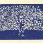 Rudy Pozzatti, Darwin’s Bestiary - Colophon with Peacock, artist book: lithograph (79/191), 1985-1986