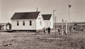 Charles Guildner, Rural Schools of Nebraska 2: Cottonwood Creek School, digital photograph, c. 2013, 13 × 19"