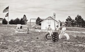 Charles Guildner, Rural Schools of Nebraska 2: Restored School, Ellsworth, Nebraska, digital photograph, c. 2013, 13 × 19"