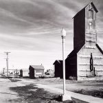 Wright Morris, Grain Elevator and Lamp Post, Nebraska, 1940