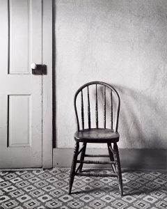Wright Morris, Round-backed Chair by Door, The Home Place, Near Norfolk, Nebraska, 1947