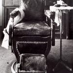 Wright Morris, Barber Chair, Cahow’s Barber Shop, Chapman, Nebraska, 1942