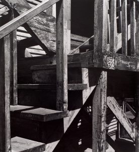 Wright Morris, Wooden Stairs and Landing, Pomona, California, 1936